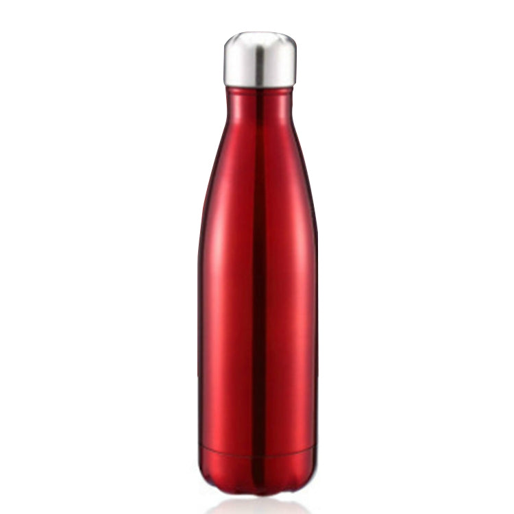 Thermal Cup Vacuum Flask Heat Water Bottle Portable Stainless Steel Sports Kettle, 500ml 500ml Red