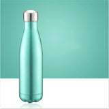 Thermal Cup Vacuum Flask Heat Water Bottle Portable Stainless Steel Sports Kettle, 500ml 500ml Mint Green
