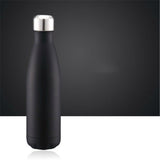 Thermal Cup Vacuum Flask Heat Water Bottle Portable Stainless Steel Sports Kettle, 500ml 500ml Black
