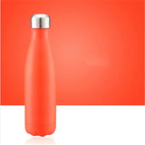 Thermal Cup Vacuum Flask Heat Water Bottle Portable Stainless Steel Sports Kettle, 500ml 500ml Orange