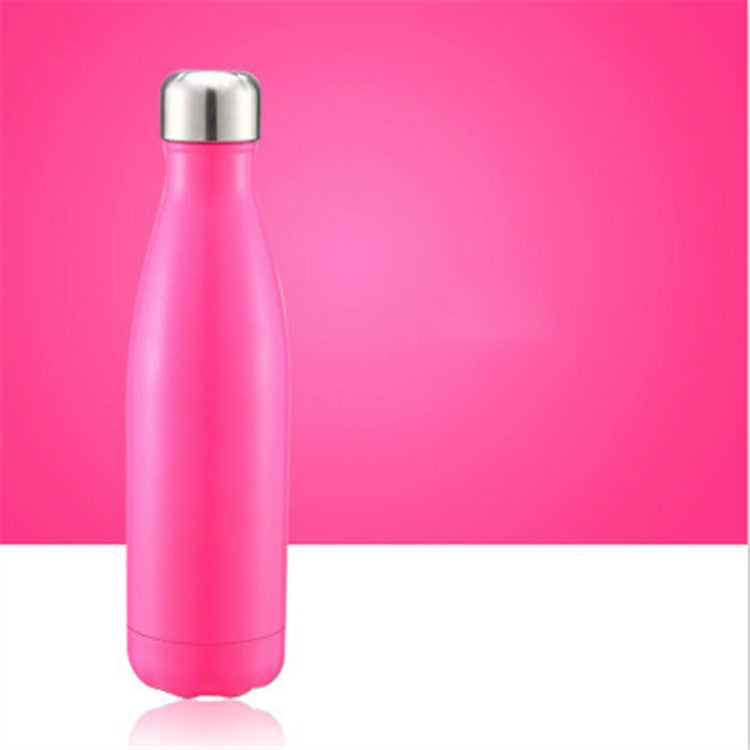 Thermal Cup Vacuum Flask Heat Water Bottle Portable Stainless Steel Sports Kettle, 500ml 500ml Pink