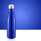 Thermal Cup Vacuum Flask Heat Water Bottle Portable Stainless Steel Sports Kettle, 500ml 500ml Ocean Blue
