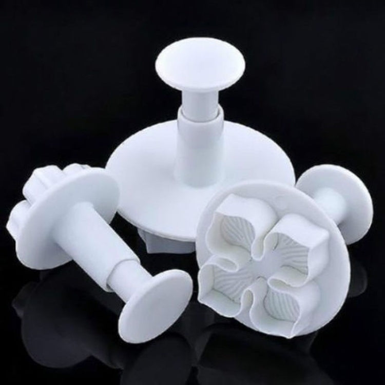 2 Set Silicone Hydrangea Fondant Cake Decorating Flower Blossom Mold, 3 PCS Hydrangea
