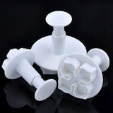 2 Set Silicone Hydrangea Fondant Cake Decorating Flower Blossom Mold, 3 PCS Hydrangea