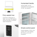 10L Mini Refrigerator Car Home Dual-use Small Dormitory Refrigerator, CN Plug, 10L Mini Refrigerator