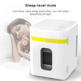 10L Mini Refrigerator Car Home Dual-use Small Dormitory Refrigerator, CN Plug, 10L Mini Refrigerator