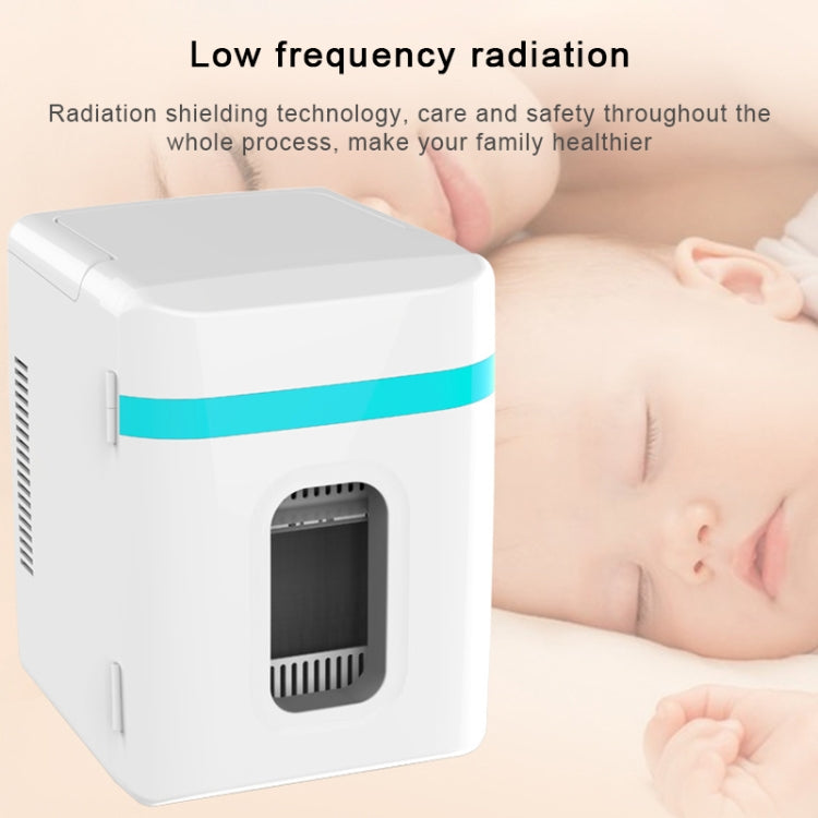 10L Mini Refrigerator Car Home Dual-use Small Dormitory Refrigerator, CN Plug, 10L Mini Refrigerator
