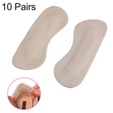 10 Pairs Foot Care Shoes Pads Cow Leather Insole Liner High Heel Cushion Default Title