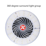 USB Rechargeable Fan Lamp Live Broadcast Multi-function Tent Camping Lamp, Fan Light, Fan Light + Bracket