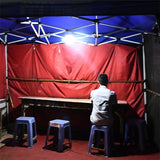 USB Rechargeable Fan Lamp Live Broadcast Multi-function Tent Camping Lamp, Fan Light, Fan Light + Bracket