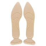 2pcs /Pair 8D Pad Inserts Heel Post Back Breathable Anti-Slip For High Heel Shoe Insole Pointed Apricot