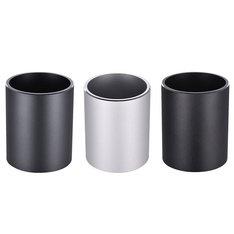 Aluminum Round Desk Pencil Holder Container Organizer Stationery Gift