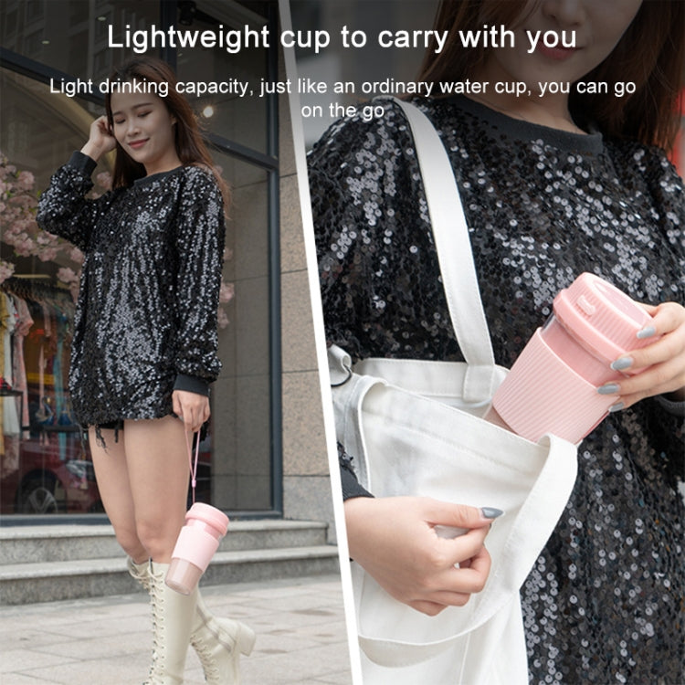 Portable USB Rechargeable Mini Household Electric Fruit Juicer, 250ml