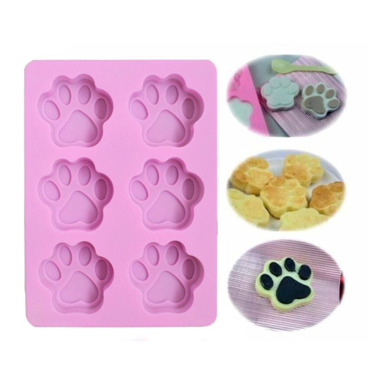 3 PCS Paw Soap Ice Cream Chocolate Cake Silicone Mold, Soap Shape Soap Shape