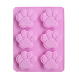 3 PCS Paw Soap Ice Cream Chocolate Cake Silicone Mold, Soap Shape