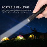 Mini LED Pen-shaped Strong Flashlight Pen Clip Torch, 9.1cm, 13.3cm