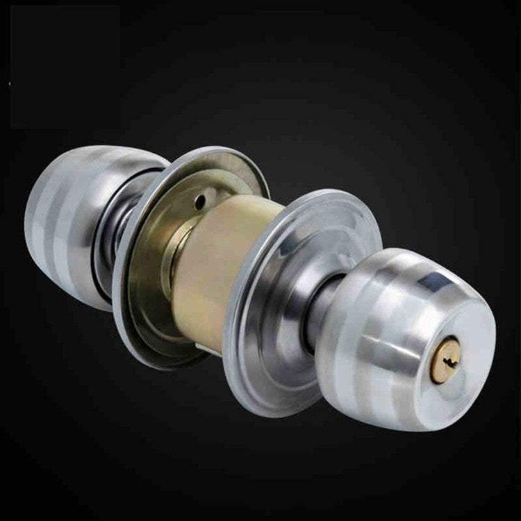 Ball Lock Indoor Bedroom Door Ball Lock Stainless Steel Bathroom Door Lock, Center Distance 60mm, Center Distance 70mm