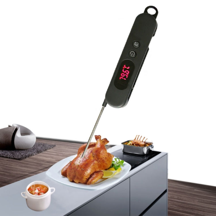 Folding Digital Meat Thermometer Probe Wireless Instant Read Kitchen Cooking Food Long Stainless Steel Probe BBQ Thermometer, BBQ Probe BBQ Probe