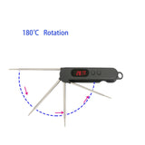 Folding Digital Meat Thermometer Probe Wireless Instant Read Kitchen Cooking Food Long Stainless Steel Probe BBQ Thermometer, BBQ Probe