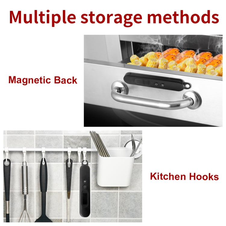 Folding Digital Meat Thermometer Probe Wireless Instant Read Kitchen Cooking Food Long Stainless Steel Probe BBQ Thermometer, BBQ Probe