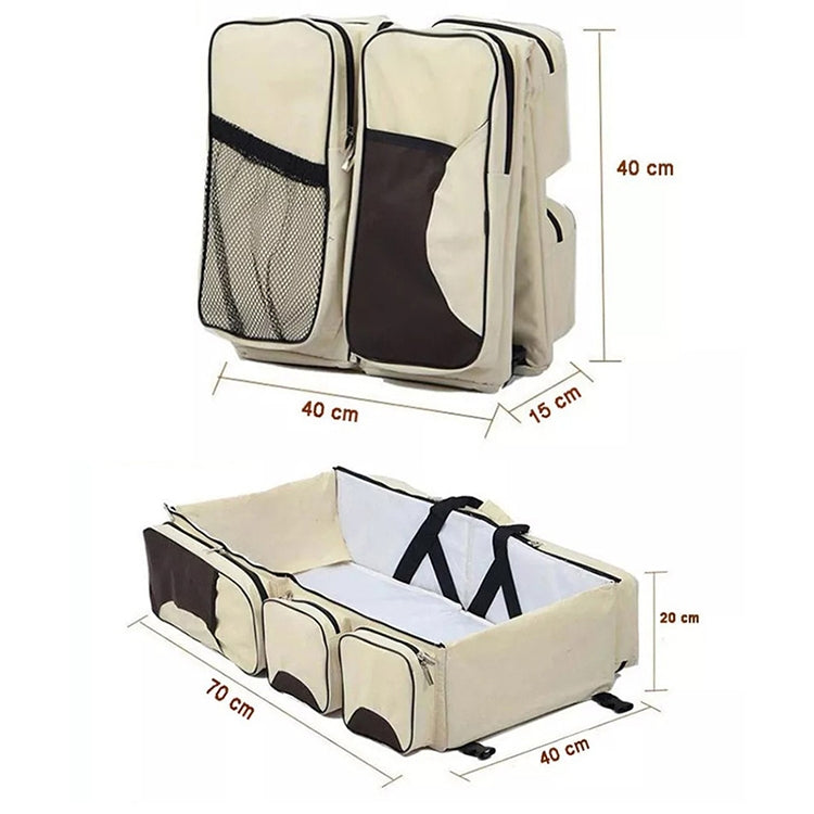 Newborn Baby Portable Travel Foldable Bed Mummy Pack Bag