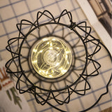 Minimalist Copper Lamp Bedroom Home Wrought Iron Table Lamp, Portable, USB