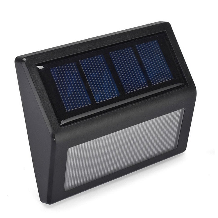 6 LEDs Solar Power IP55 Waterproof Light Sensor Wall Light Deck Lights, White light, Warm Light
