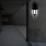 Vintage Acrylic IP67 Waterproof Courtyard Landscape Lights Hallway Lighting Wall Light without Light Source, 205x375mm, 197x390mm