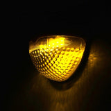 Semi-circular IP55 Waterproof Solar Light Control Fence Light Garden Lamp, Warm White, White Light