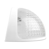 Semi-circular IP55 Waterproof Solar Light Control Fence Light Garden Lamp, Warm White, White Light