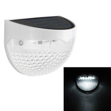 Semi-circular IP55 Waterproof Solar Light Control Fence Light Garden Lamp, Warm White, White Light