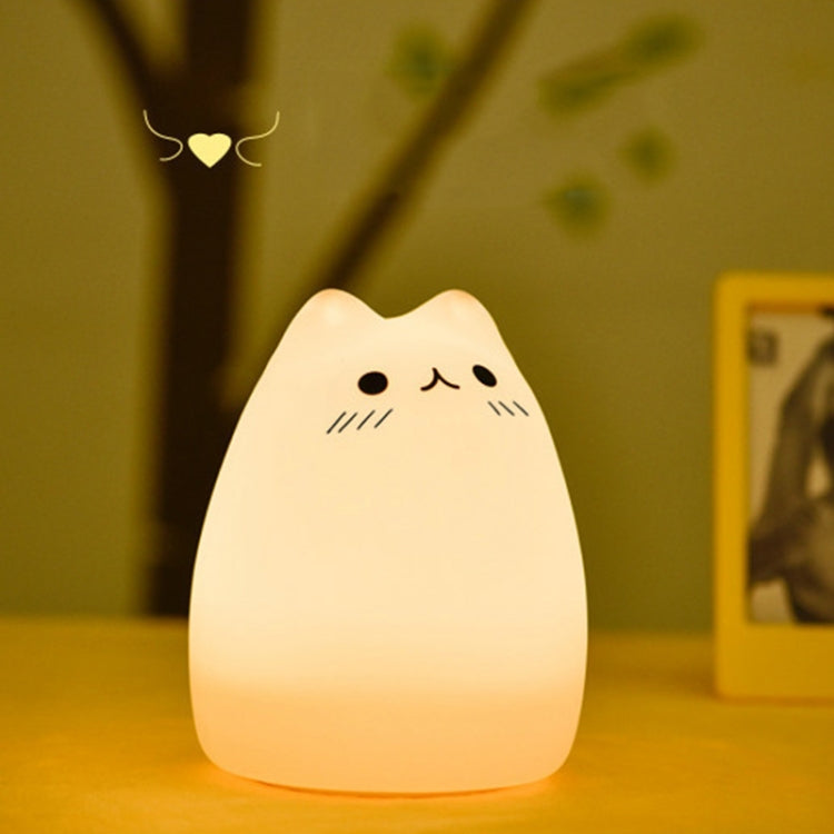 USB Charging Novelty Night Lights Cute Children Night Lamp Distant Control Touch Sensor Light Home Decor Lighting, Popular Cat ?, Pouting Cat, Lucky Cat Popular Cat ?