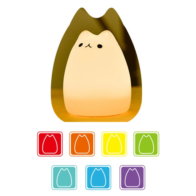 USB Charging Novelty Night Lights Cute Children Night Lamp Distant Control Touch Sensor Light Home Decor Lighting, Popular Cat ?, Pouting Cat, Lucky Cat