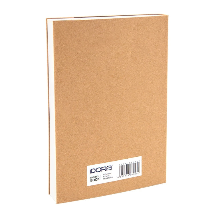 BN5704 Sketchbook Notepad Artist Sketch Drawing Design 120 Sheets Vintage Sketch Book Diary Drawing Notebook, A4, A5