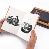 BN5704 Sketchbook Notepad Artist Sketch Drawing Design 120 Sheets Vintage Sketch Book Diary Drawing Notebook, A4, A5