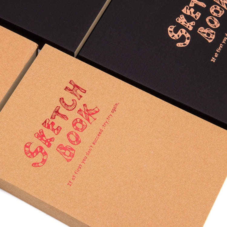 BN5704 Sketchbook Notepad Artist Sketch Drawing Design 120 Sheets Vintage Sketch Book Diary Drawing Notebook, A4, A5