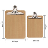 10 PCS Portable A4 / A5 Wooden Writing Clip Board File Hardboard with Batterfly Clip, A4 3mm thick, A5 3mm thick, A4 4mm thick, A5 4mm thick