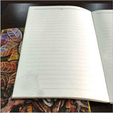 01663 Vintage Thick Handmade Leather Carving Owl Sketchbook Journal Cute Notebook