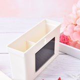 2 PCS Magnetic Plastic Storage Box Drawer Blackboard Chalk Pens Desk Storage Organiser Home Storage Boxes, Magnetic Storage Box