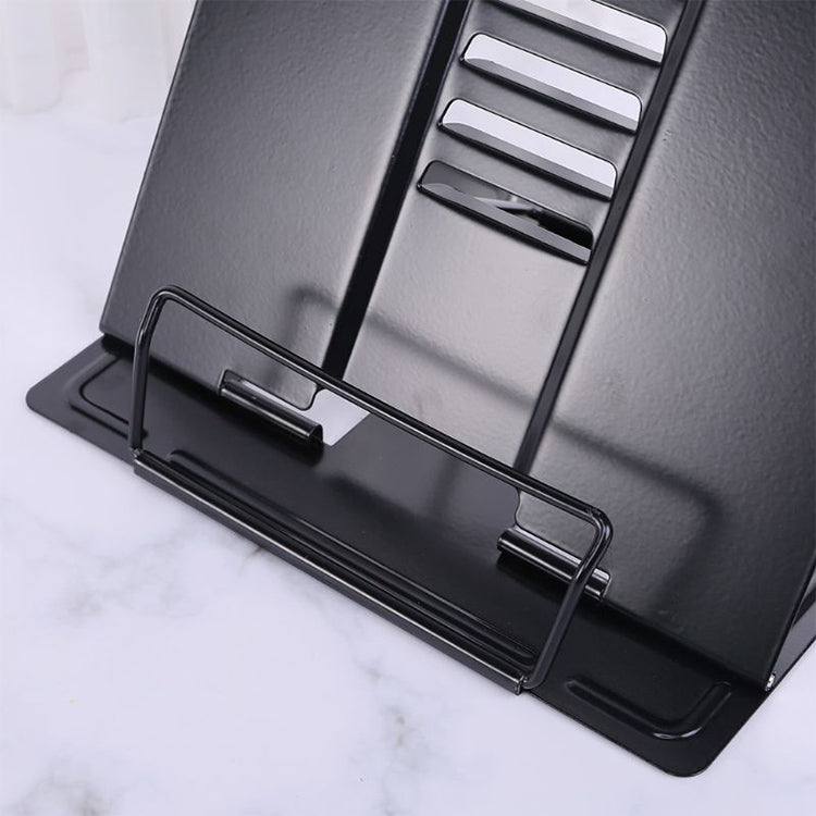 Portable Metal Adjustable Reading Book Holder Support iPad Document Book Shelf Bookstand, Small, Large