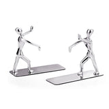 1 Pair Book Holder Humanoid Figure Non-Skid Art Desk Organizer Bookshelf Office Study Decoration, Non-Skid Art Desk Organizer Non-Skid Art Desk Organizer