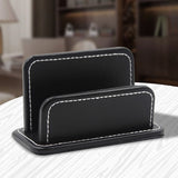 2 Blocks Office Stationery Leather Name Card Holder Stationery Bussiness Office Home Card Holder, 2 Blocks Card Holder 2 Blocks Card Holder