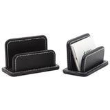 2 Blocks Office Stationery Leather Name Card Holder Stationery Bussiness Office Home Card Holder, 2 Blocks Card Holder