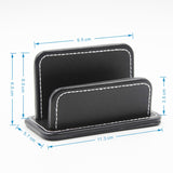 2 Blocks Office Stationery Leather Name Card Holder Stationery Bussiness Office Home Card Holder, 2 Blocks Card Holder