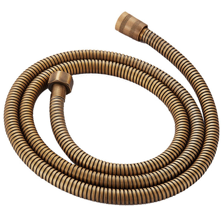 Antique Brass Wall Mounted Bathroom Tub Faucet Dual Ceramics Handles Telephone Style Hand Shower, Blue and White Telephone Shower, Telephone Shower + Fixed Seat, Telephone Shower + Blue and White Fixed Seat