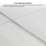 Stainless Steel Foldingf Filter Kitchen Tools Drainage Household Retractable Vegetable Fruit Basket, 24x34x11cm, 18x27x11cm