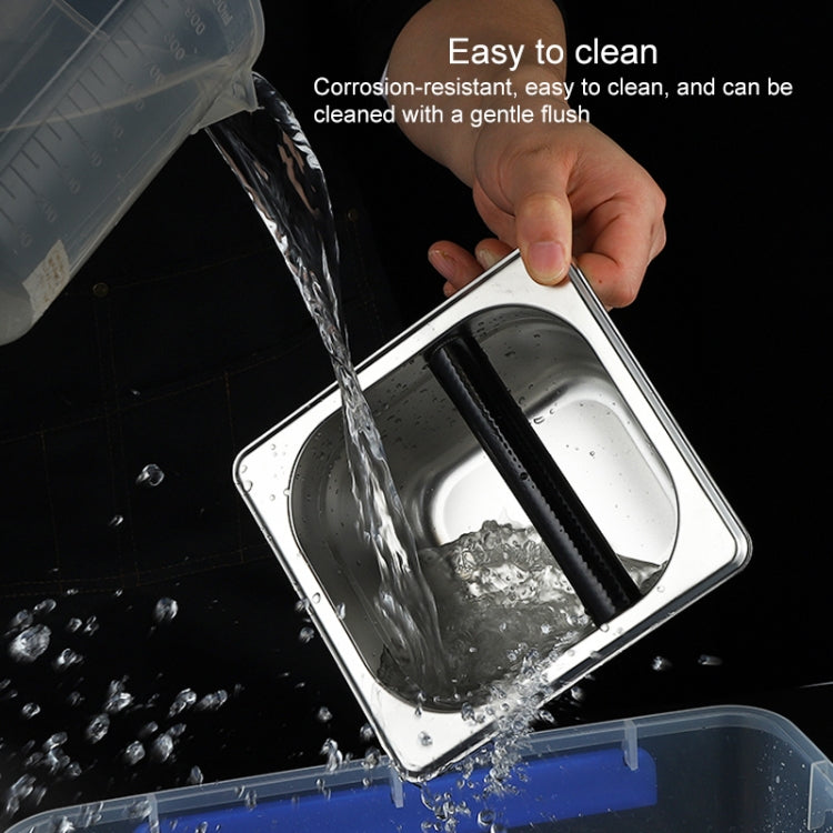 Stainless Steel Coffee Grounds Bucket Coffee Box, Large, Small