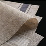 2 PCS Durable PVC Table Mats Coffee Cup Pad Braided Slip Placemats, Size: 30x45cm