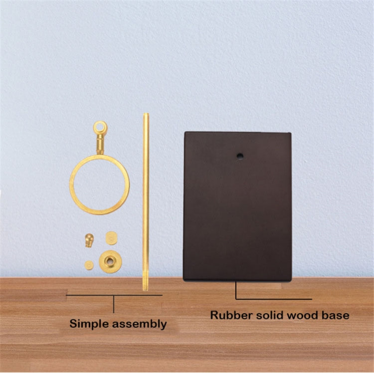 Wood Base Hand Coffee Filter Holder Adjustable Filter Holder, Rubber Wood, Spade Wood