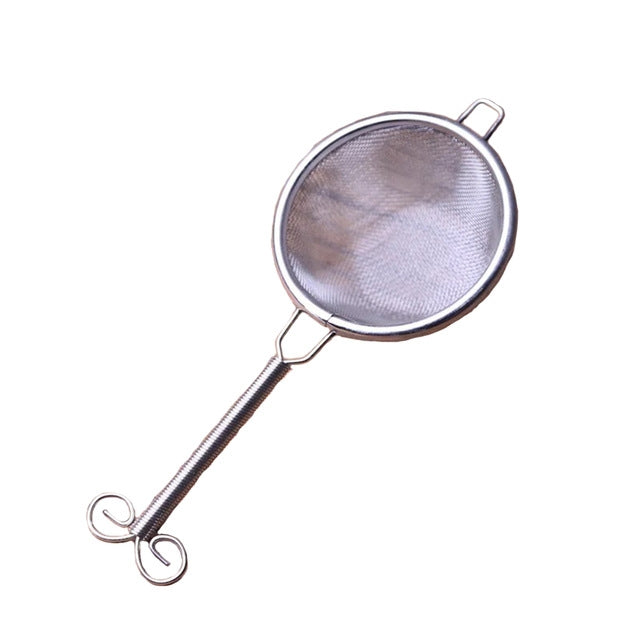 Reusable Herb Drinking Stainless Steel Filter Tea Strainer